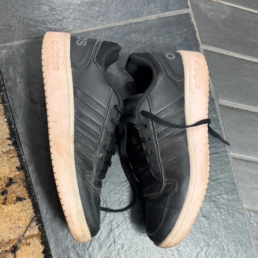 Adidas Black Sneakers with Pink Soles - Picture 2 of 5